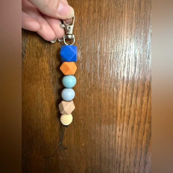 Handmade Beaded Boho Keychain - Picture 1 of 2